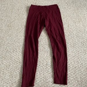Women’s Maroon leggings